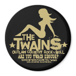 The TWAINS Mudflap Girl Logo Magnet!