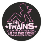 The Twains Neon Mudflap Girl Stickers!