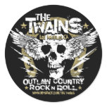 The TWAINS Skull n' Horseshoe sticker!