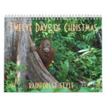 The Twelve Days of Christmas by orangutans Calendars