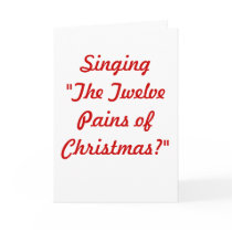 The Twelve Pains of Christmas Greeting Cards