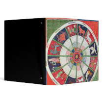 The Twelve Signs of the Zodiac and the Sun 3 Ring Binder