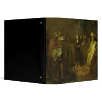 The Twelve Year Old Jesus in front of the 3 Ring Binder