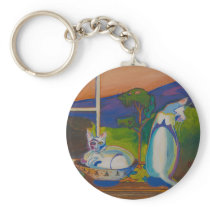 The Twevils-Pinky&Bleu Keychain keychains