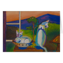 The Twevils - Pinky & Bleu Notecard cards