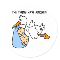 The Twins Have Arrived stickers by familymembers The Twins Have Arrived stickers