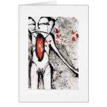 artsprojekt, art, cards, atc, aceo, figure, hands, head, face, ears, watercolor, greeting, phiz, offspring, how-do-you-do, pregnancy, physiognomy, zygote, hollerith card, sperm, sense organ, fetus, work of art, multiple birth, punched card, water-colour, water-color, external body part, meat hooks, sensory receptor, well-wishing, wash drawing, monozygous twin, monad, graphic art, monozygotic twin, cyberart, monas, fine art, commercial art, Card with custom graphic design
