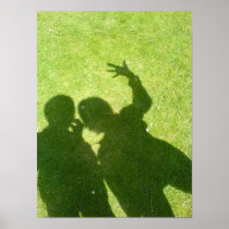 The Two Badass Shadows Print