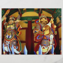 The two heavenly guardians of Buddhism Personalized Flyer