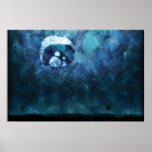 The Two on The Moon Print