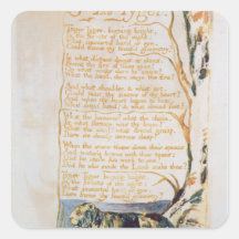The Tyger, from Songs of Innocence Sticker