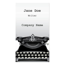 The Typewriter Business Card