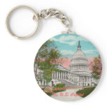The U.S. Capitol Vintage Keychain