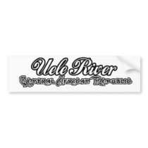The Uele River,Central African Republic Bumper Sticker