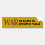 The Ultimate Big Government Program Bumper Stickers