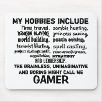 The Ultimate Gamer's Creed (White) Mousepad