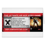 The Ultimate Hip-Hop Video Game cards