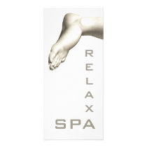The Ultimate Pedicure Elegant Foot Rack Card Template