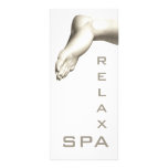The Ultimate Pedicure Elegant Foot Rack Card Template