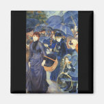 The umbrellas by Pierre Renoir Refrigerator Magnets