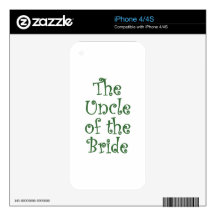 The Uncle of the Bride Decals For The iPhone 4
