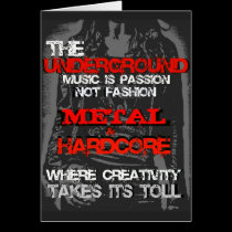 The Underground Music Scene cards
