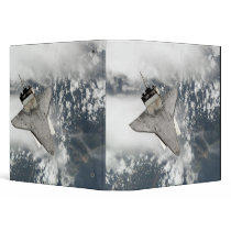 The underside of space shuttle Discovery Vinyl Binder