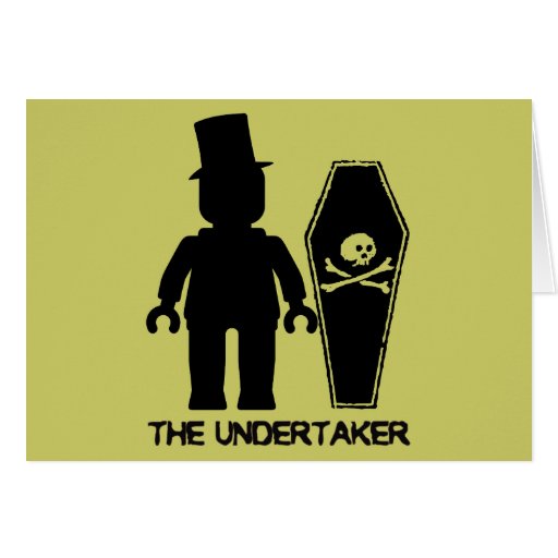 The Undertaker Minifig by Customize My Minifig Cards