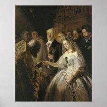 The Unequal Marriage, 1862 Poster