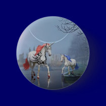 The Unicorns Button by gothicwind The Unicorns Button