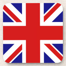 The Union Jack Flag Beverage Coaster