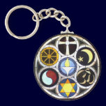 The Unitarian Universalist Church Rockford, IL keychains