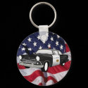 The United States of America 59 vintage Police Car keychains