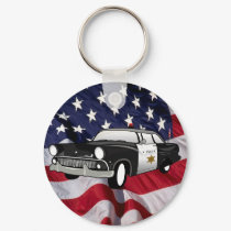 The United States of America 59 vintage Police Car keychains by bartonleclaydesign The United States of America 59 vintage Police Car keychains