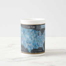 The United States of Craigslist Mug Porcelain Mugs