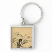 The United States takes Cuba from Spain Keychains