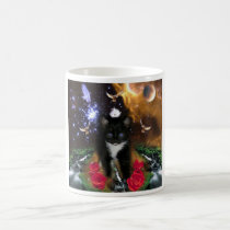 The Universal Consciousness is a Fierce Kitty mugs