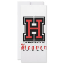 The University of Heaven... rack cards