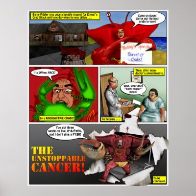 The Unstoppable Cancer: Origins Print by willlapuerta