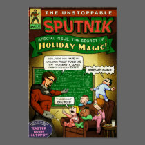 The Unstoppable Sputnik Christmas Cover posters