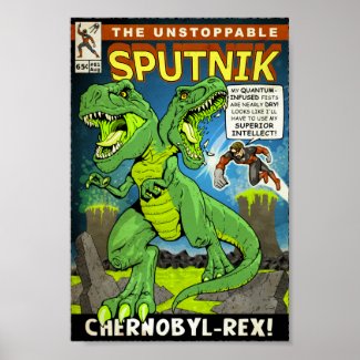 The Unstoppable Sputnik cover #3 print