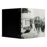 The unveiling of the War Memorial binders
