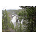 yellowstone, national, park, poster, water, falls,