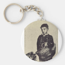 The urchin by Edouard Manet Key Chains