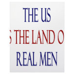 The US Is The Land Of Real Men Letterhead