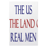 The US Is The Land Of Real Men Stationery