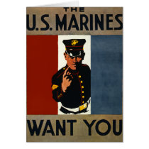 The US Marines Want You Cards