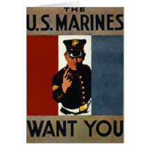 The US Marines Want You Cards
