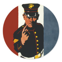 The US Marines Want You stickers