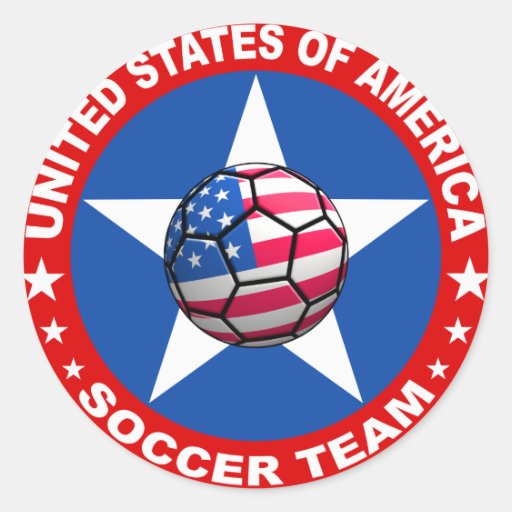 the USA soccer TEAM sticker